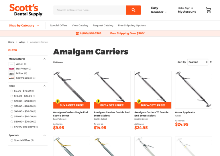 Cart with Free Item
