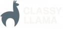 Classy Llama Logos_PRIMARY_Stacked_FullColor_forDarkBg@3x
